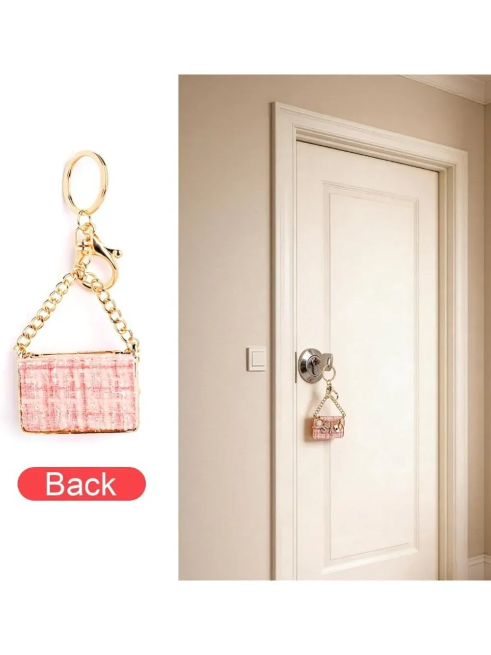 Vintage Car Keychain for Women & Girls | Cute Designer Charms for Purses